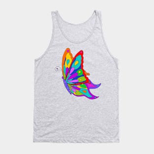 Side Flying Butterfly Tank Top